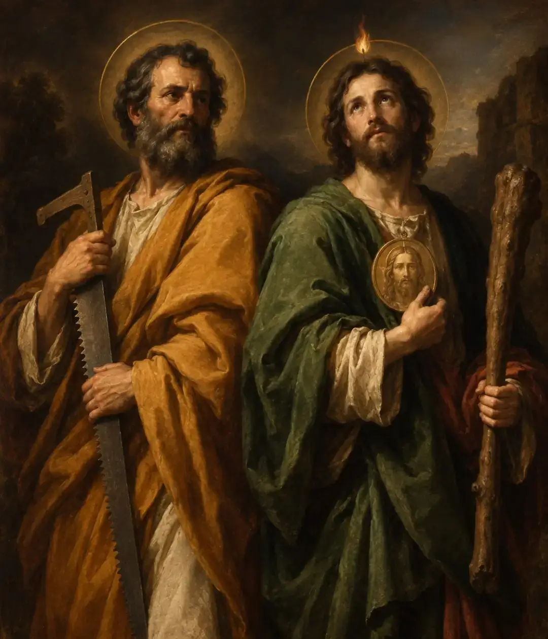 Pintura de San Simón y San Judas Tadeo